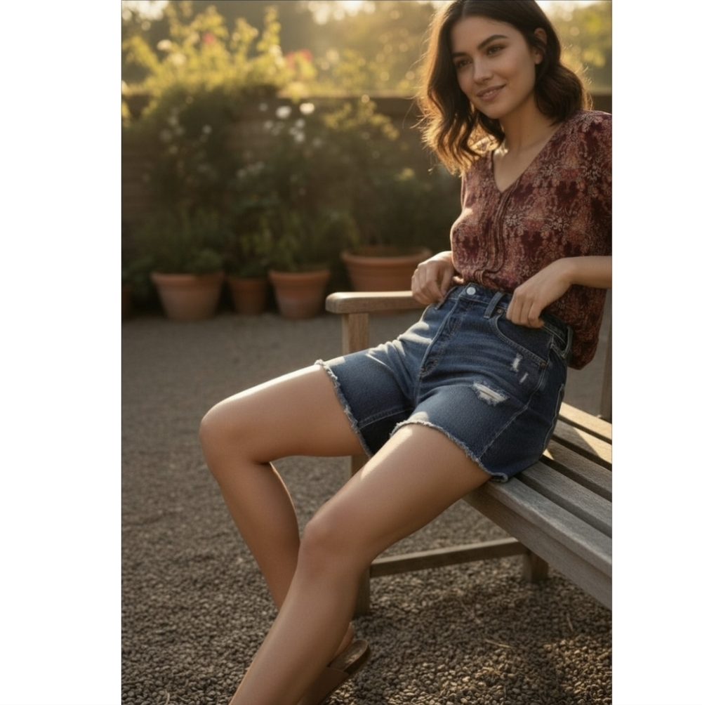 ✨️LEVI'S 501 Distressed Women Shorts